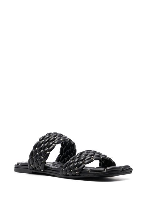 Ciabatte con punta quadrata in nero - donna DRIES VAN NOTEN | WS231589900